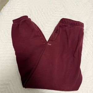Maroon Jogger Pants